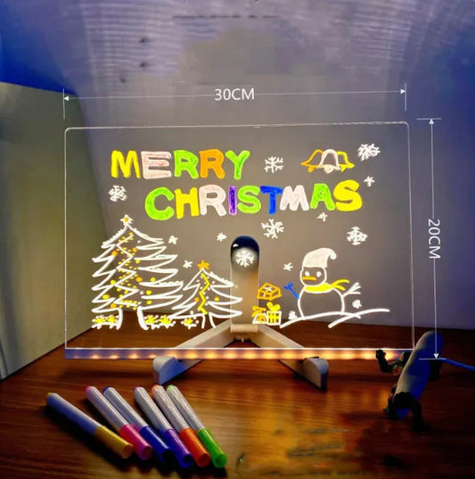 Creative Message Board Holiday Lamp